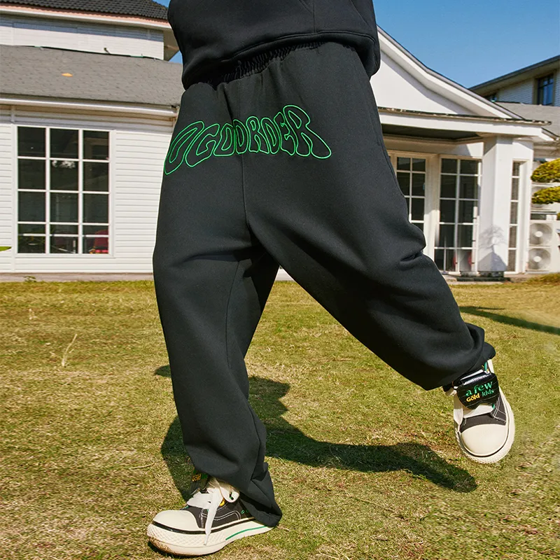 AFGK Sweatpants Unisex Black/White-3