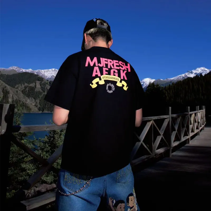 AFGK x MJFRESH Short Sleeved T Shirts Unisex-2