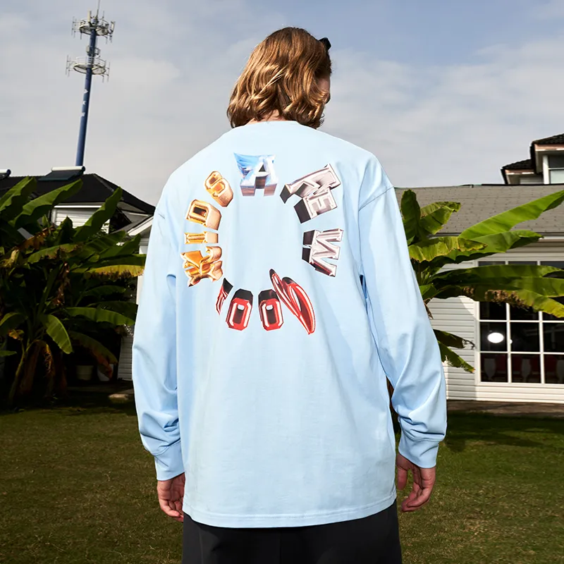 AFGK FW23 T Shirt Unisex Sky Blue-5