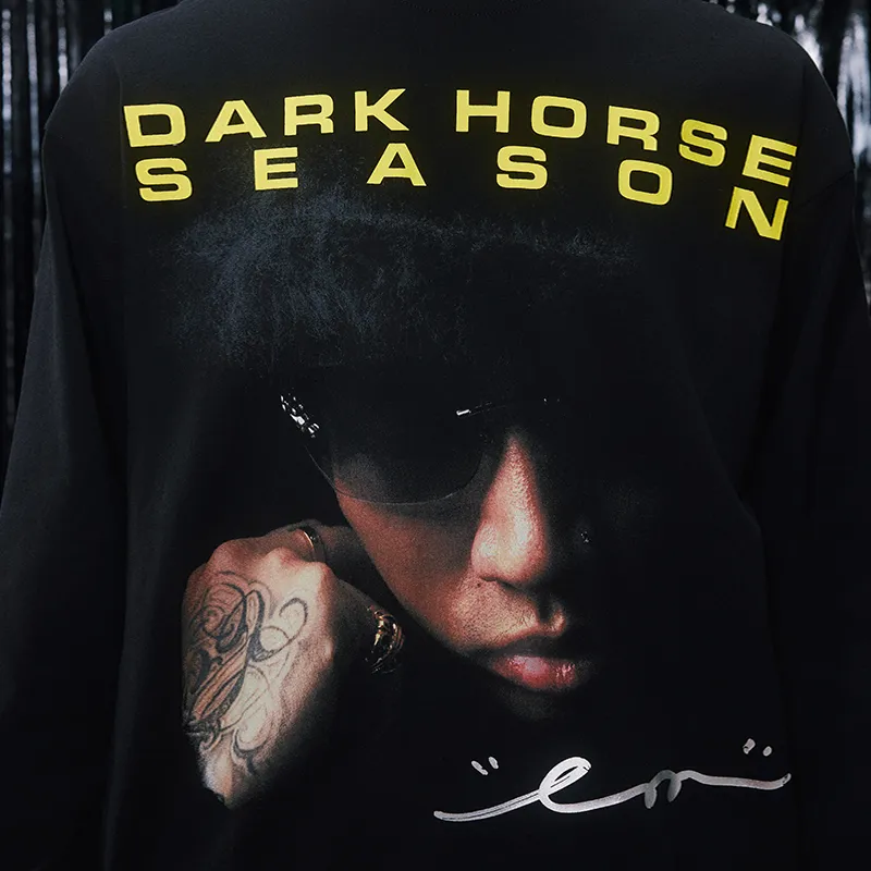 AFGK FW23 Long Sleeved T Shirt Unisex Black-3