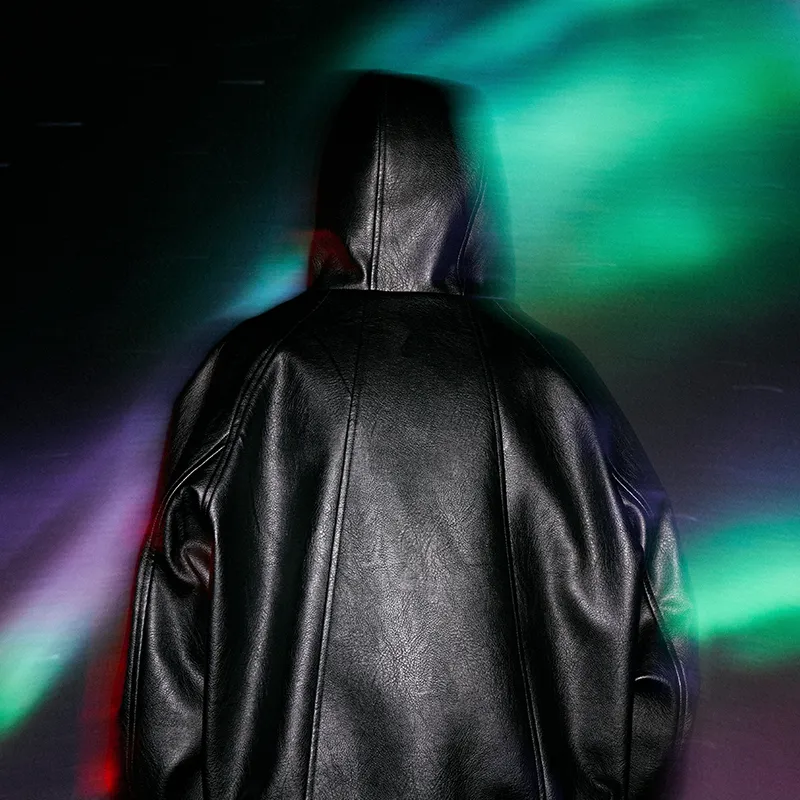 AFGK Leather Jackets Unisex Black-3