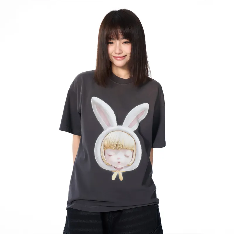 AFGK SS25 T Shirts Unisex Washed Black-4