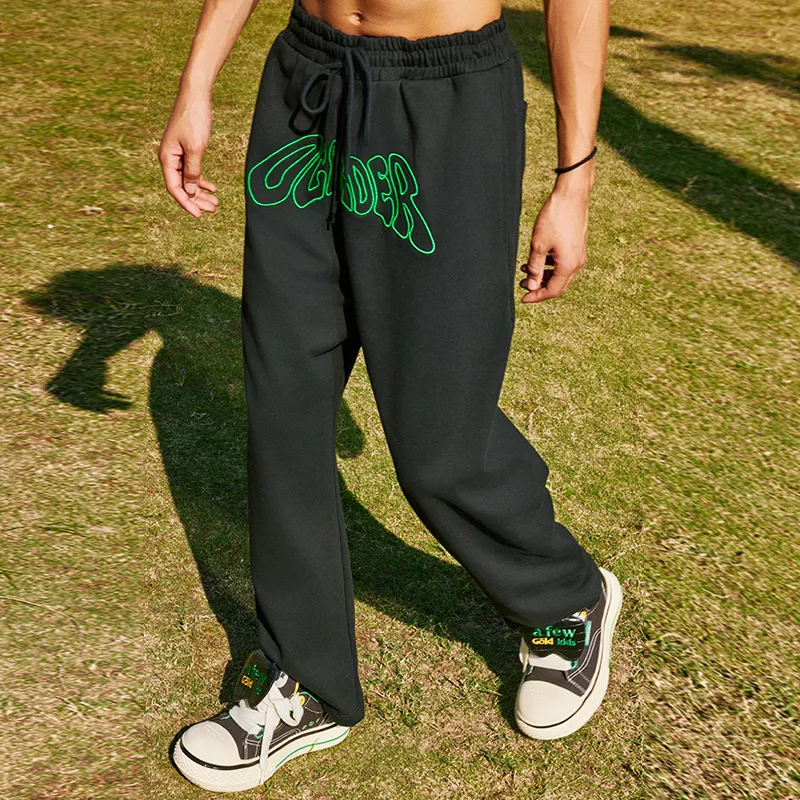 AFGK Sweatpants Unisex Black/White-2