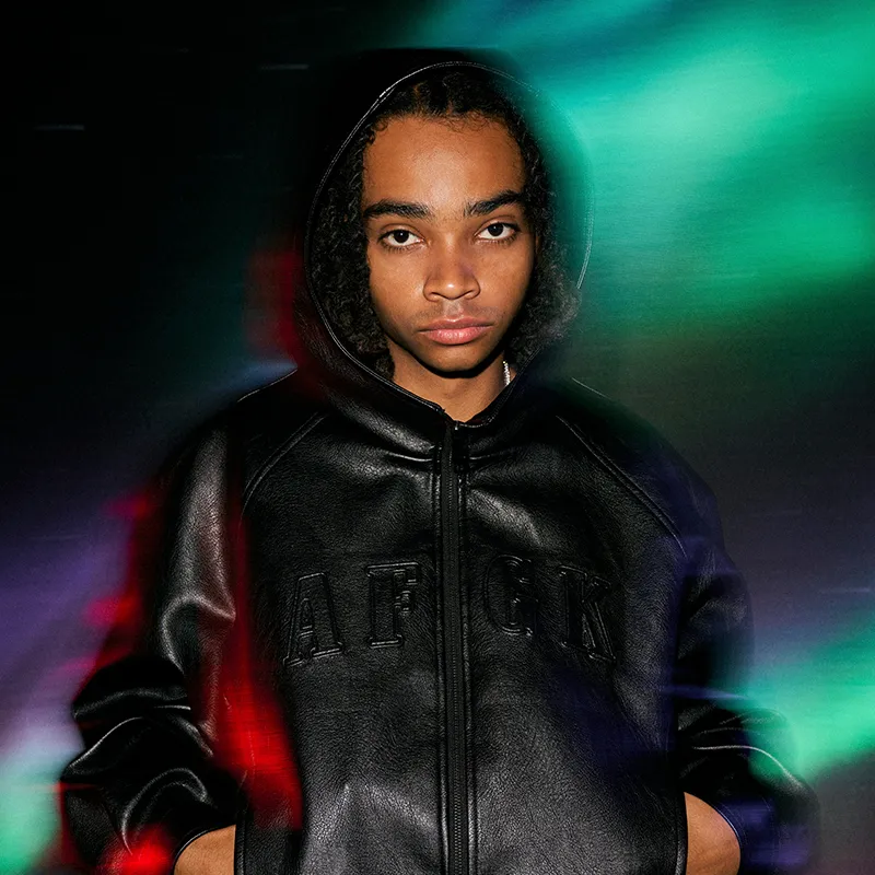 AFGK Leather Jackets Unisex Black-2