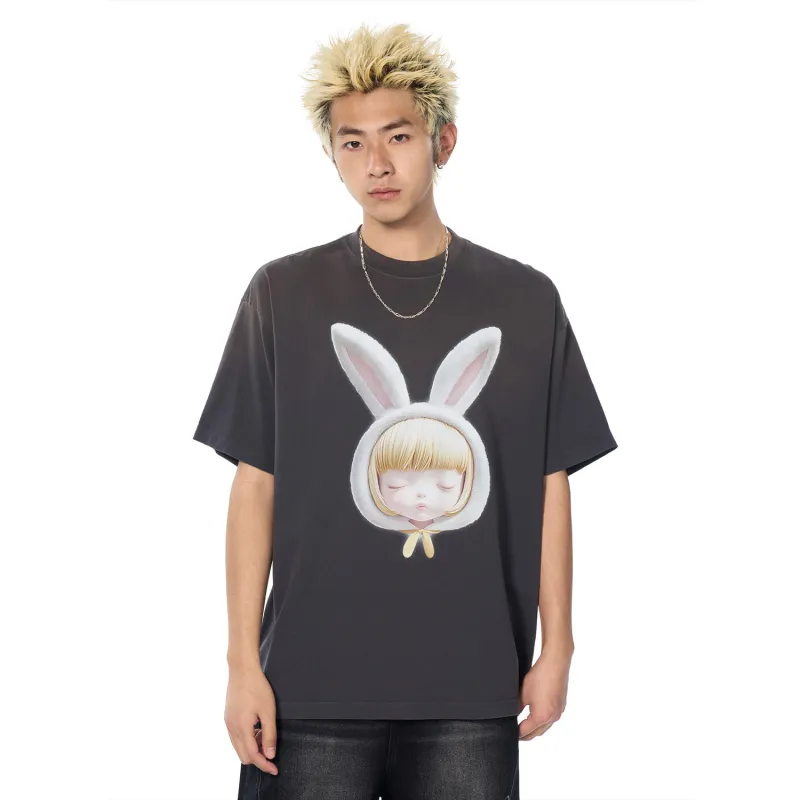 AFGK SS25 T Shirts Unisex Washed Black-3