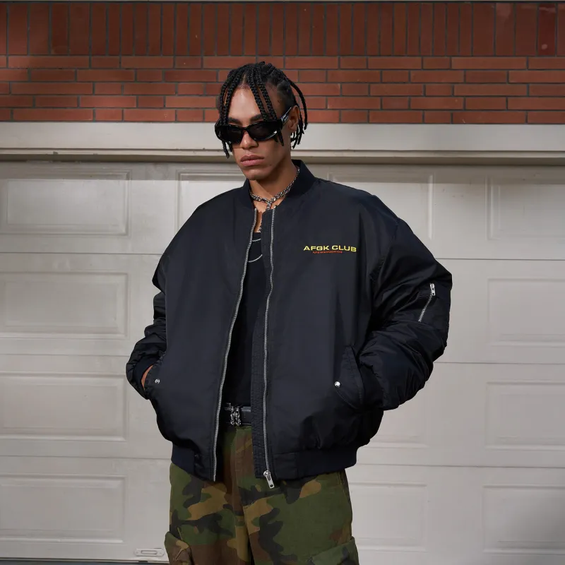 AFGK FW24 Jackets Coats Unisex Black-7