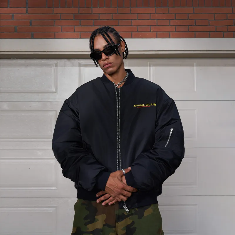 AFGK FW24 Jackets Coats Unisex Black-6