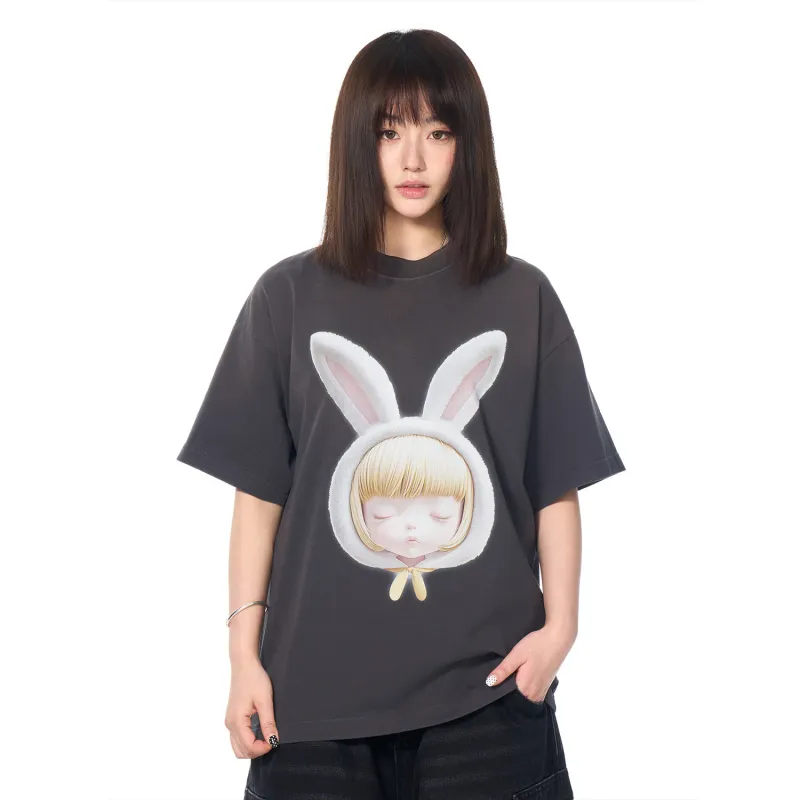 AFGK SS25 T Shirts Unisex Washed Black-6