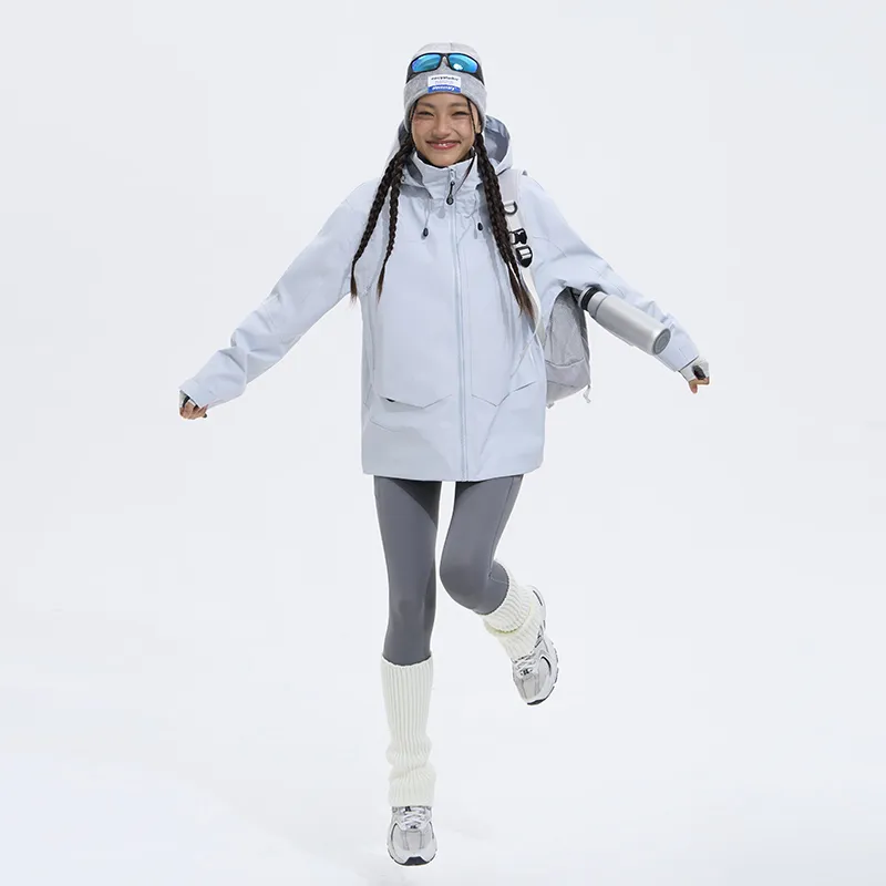 BODACHEL Waterproof And Windproof To Keep Warm Windbreaker Jacket Women's-5