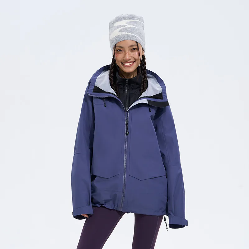 BODACHEL Waterproof And Windproof To Keep Warm Windbreaker Jacket Women's-11