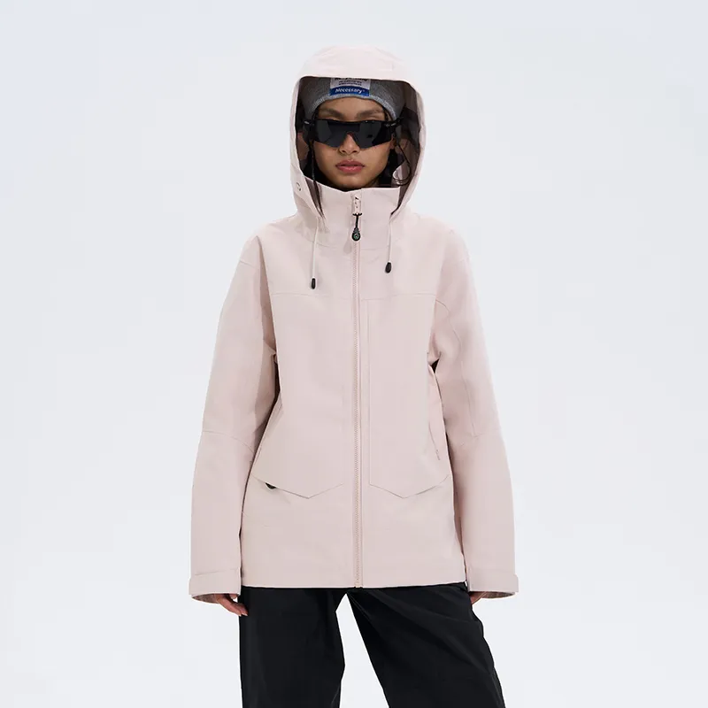 BODACHEL Waterproof And Windproof To Keep Warm Windbreaker Jacket Women's-4