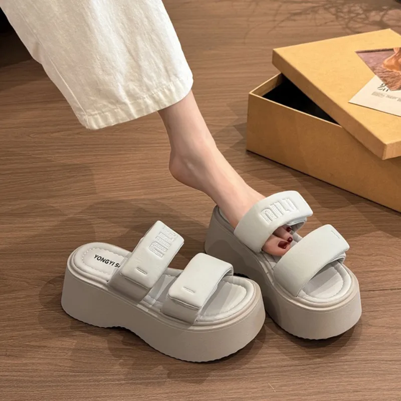 Be Good Rubber Sole Stitching Slip Resistant Abrasion Resistant Cushioning Slide Slippers Women's-6