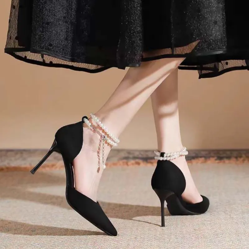 Be Good Slim Heel High Heels 9cm Women's-13