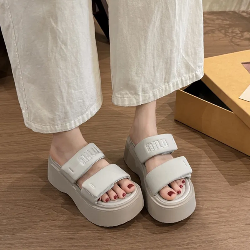 Be Good Rubber Sole Stitching Slip Resistant Abrasion Resistant Cushioning Slide Slippers Women's-7