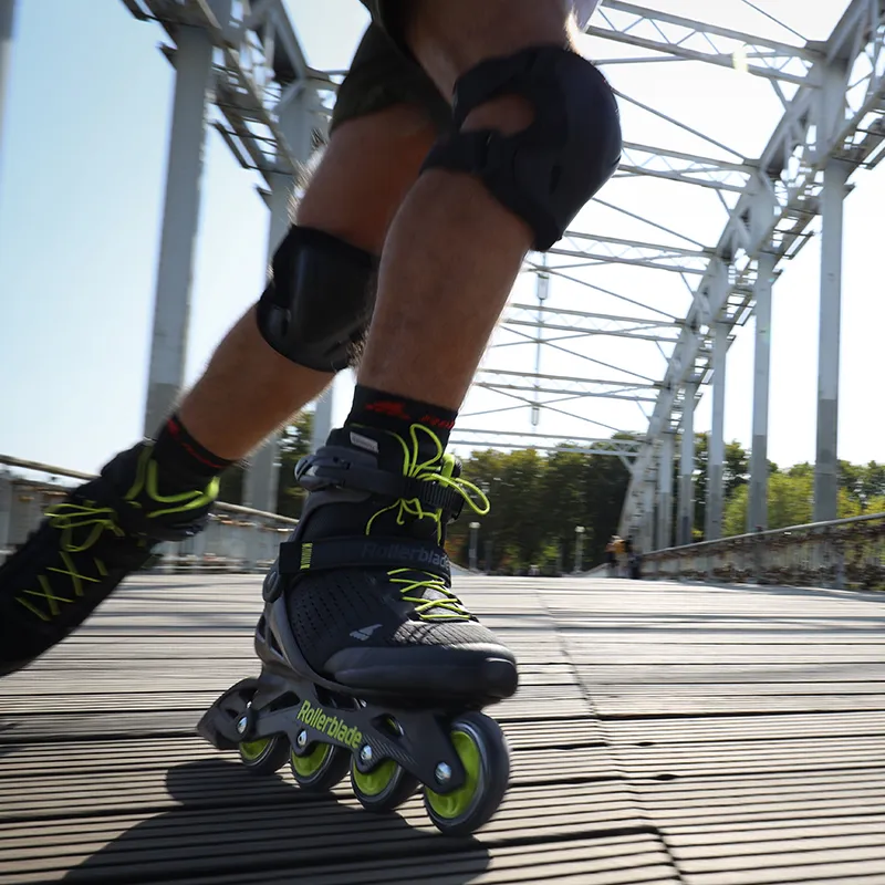 ROLLERBLADE Adults Inline Skate Men's Black Green-6