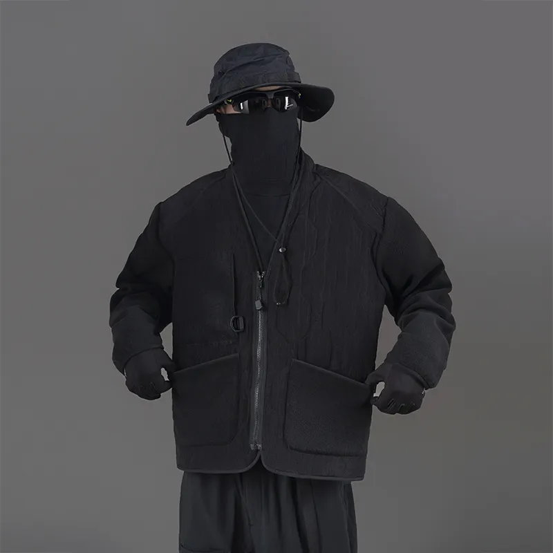 Whyworks Puffer Jacket Men's Black-5