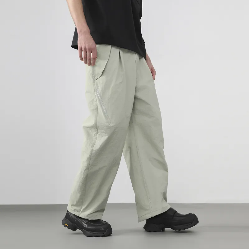 Whyworks Casual Pants Unisex Mountain Stone Gray-2