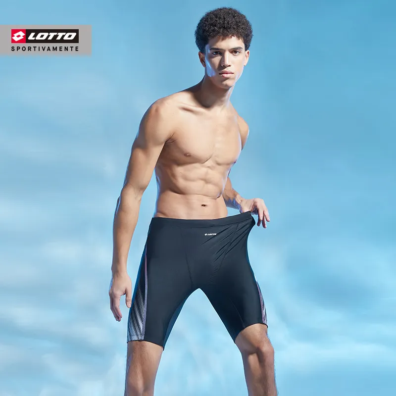 LOTTO Swimming Shorts Men's Black Purple-5