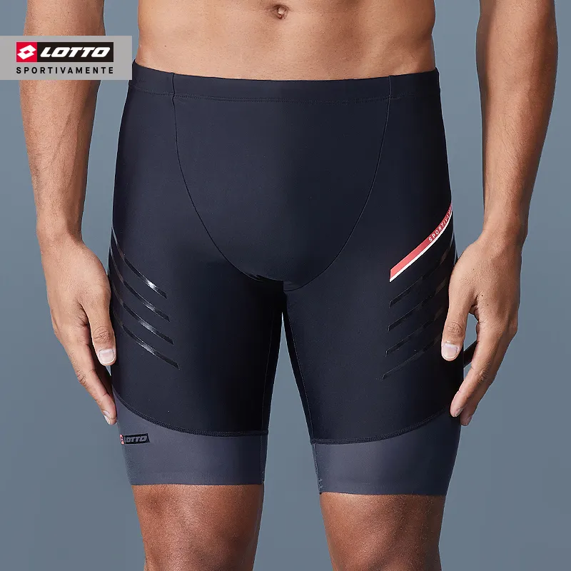 LOTTO Swimming Shorts Men's Black Gray Color-5