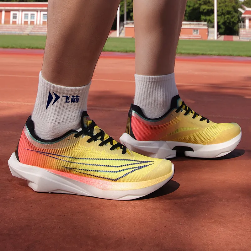 FEIJIAN Running Shoes Unisex Watermelon Red Yellow-6