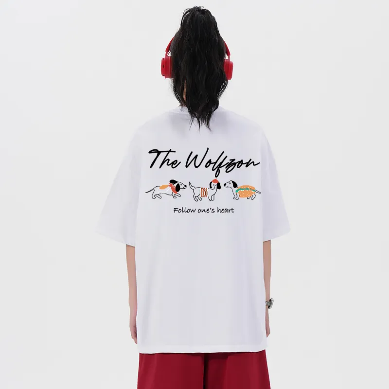WOLF ZONE T Shirts Unisex-3