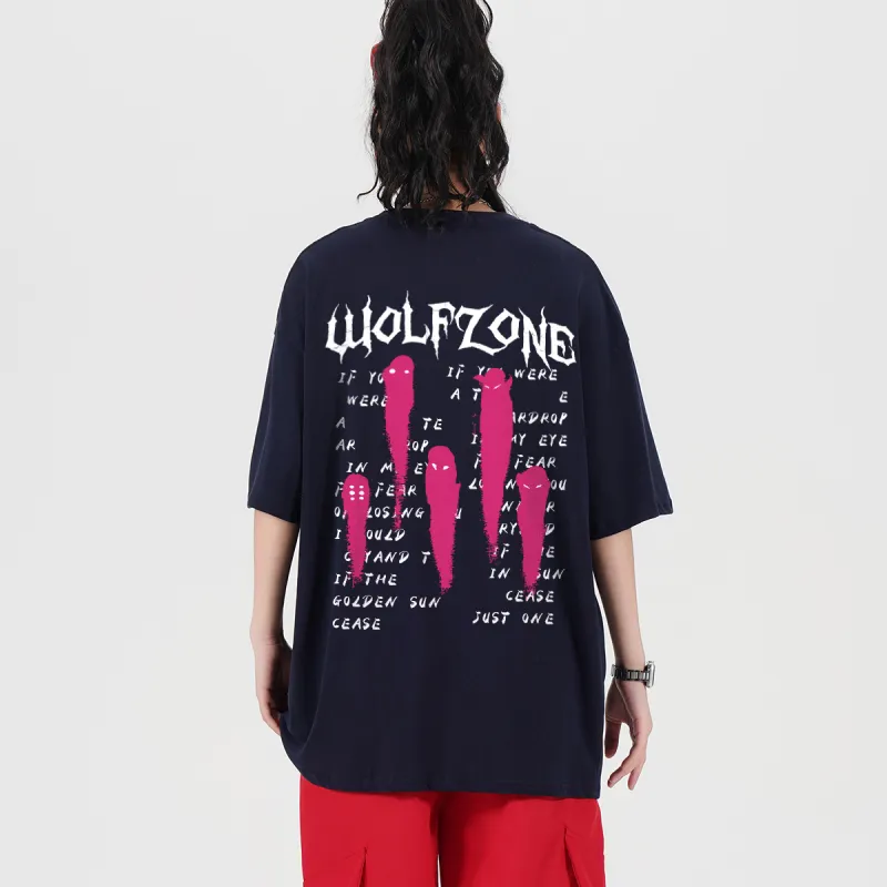 WOLF ZONE T-Shirt Unisex Apricot-5