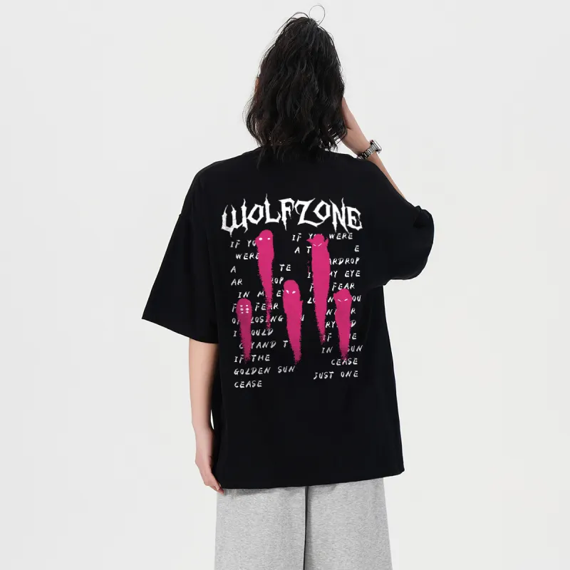 WOLF ZONE T-Shirt Unisex Apricot-11