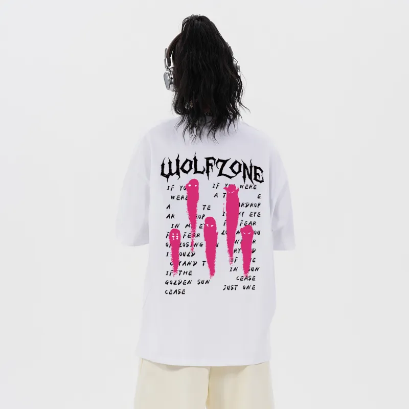 WOLF ZONE T-Shirt Unisex Apricot-2