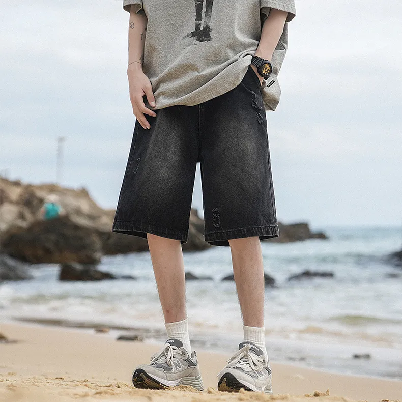 COMBO Denim Shorts Unisex-2