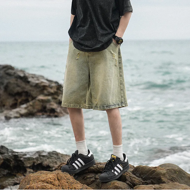 COMBO Denim Shorts Unisex-9