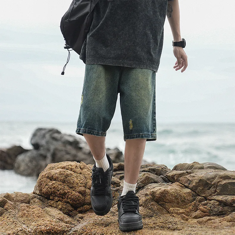 COMBO Denim Shorts Unisex-19