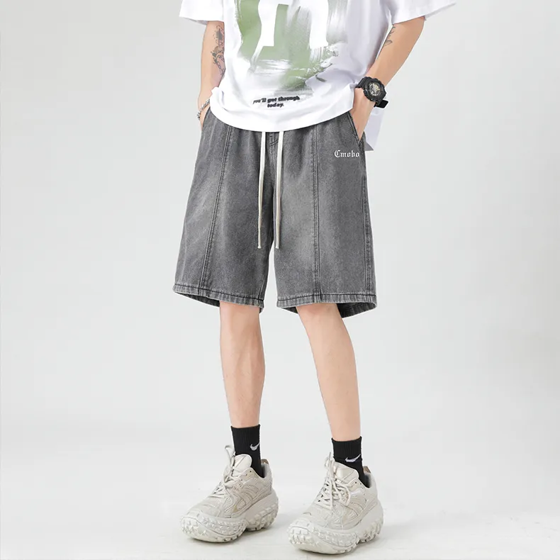 COMBO Denim Shorts Unisex-5