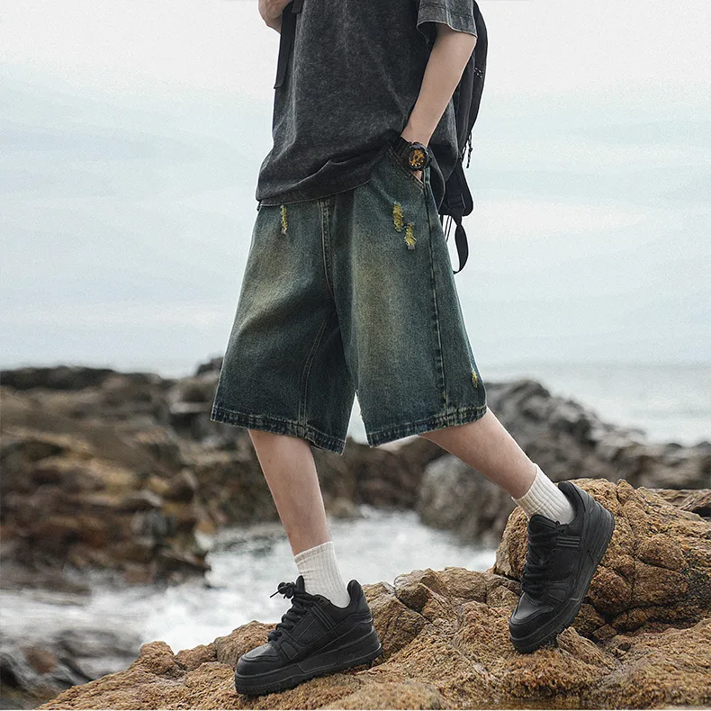 COMBO Denim Shorts Unisex-18