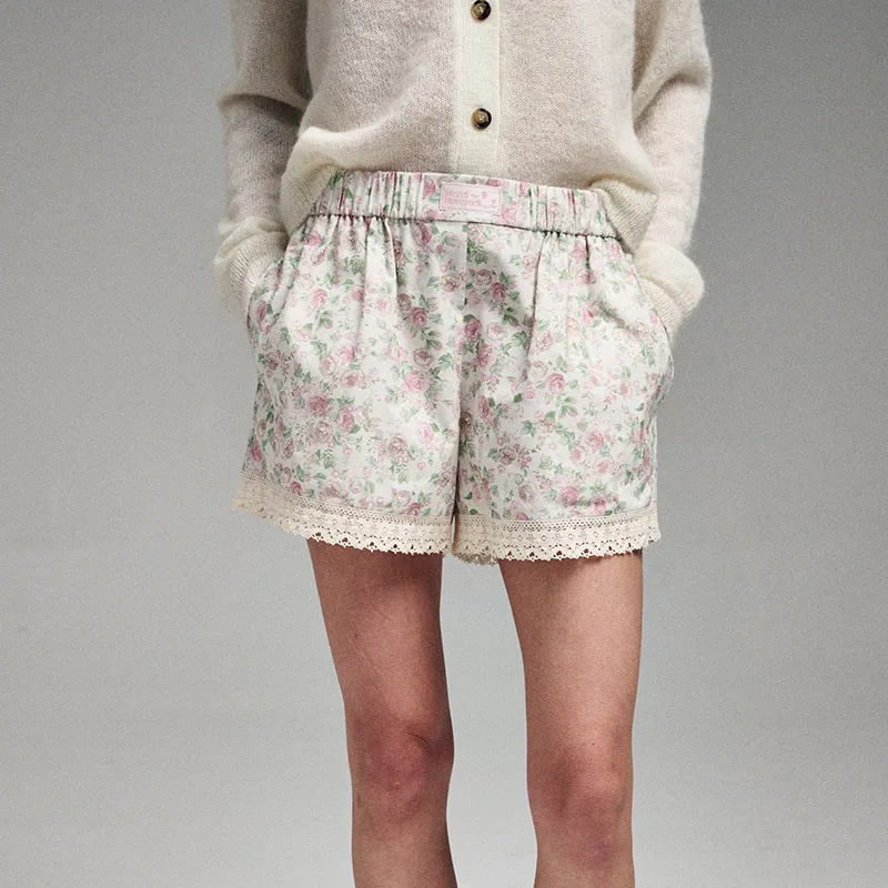 MARDI MERCREDI Casual Shorts Korean Style Women's-12
