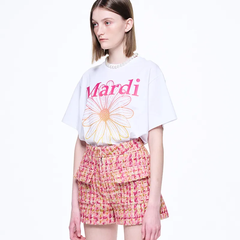 MARDI MERCREDI Logo print T shirt-2