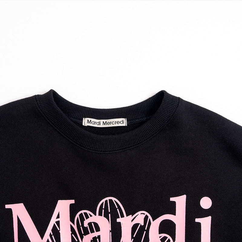 ●Mardi Mercredi●SWEATSHIRT + PANTS 上下 SET UP_NAVY ○Mardi Mercredi○SWEATSHIRT + PANTS 上下 SET UP_NAVY (Mardi