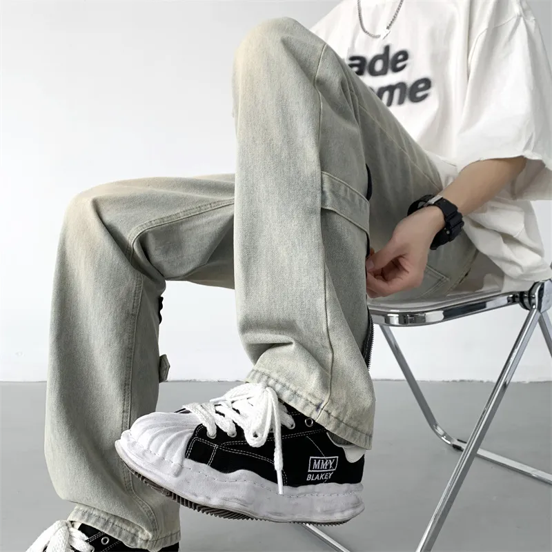 PAINT STAIN Jeans Unisex-12