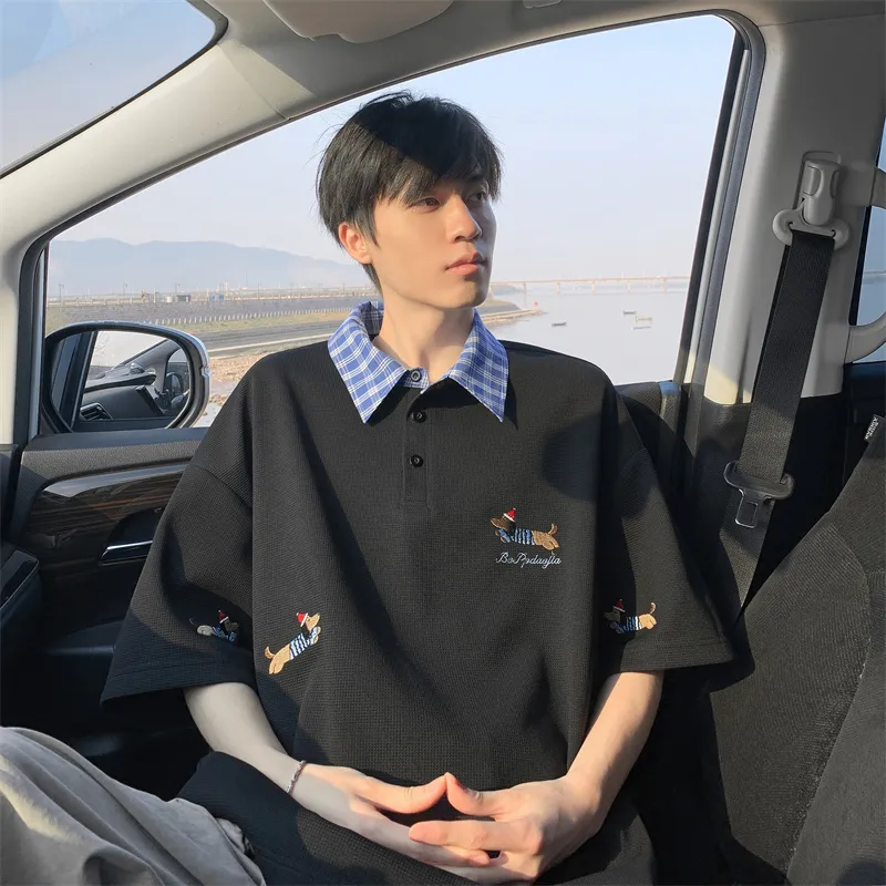 TESTUNG Polo Shirts Unisex-4