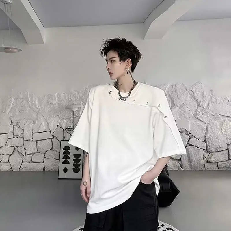 TESTUNG Trendy Versatile T Shirt Unisex-2