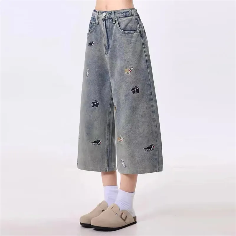 KOKO BASE Denim Shorts Unisex Blue-2