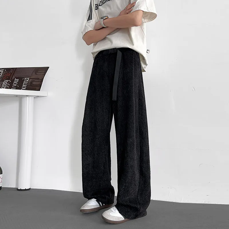 KOKO BASE Casual Pants Unisex Heather White-9