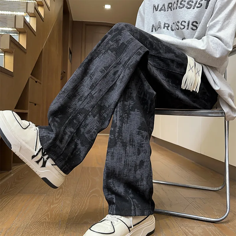 KOKO BASE Casual Pants Unisex Heather White-7