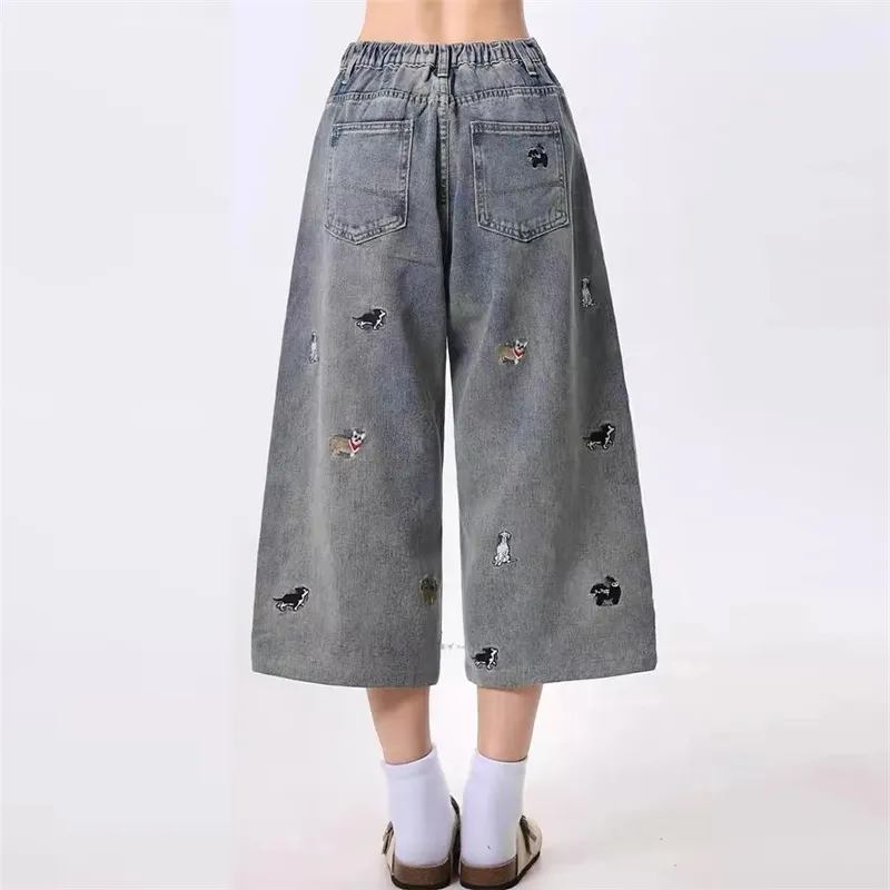 KOKO BASE Denim Shorts Unisex Blue-1
