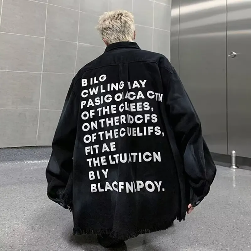 KOKO BASE Denim Jacket Unisex Black-2