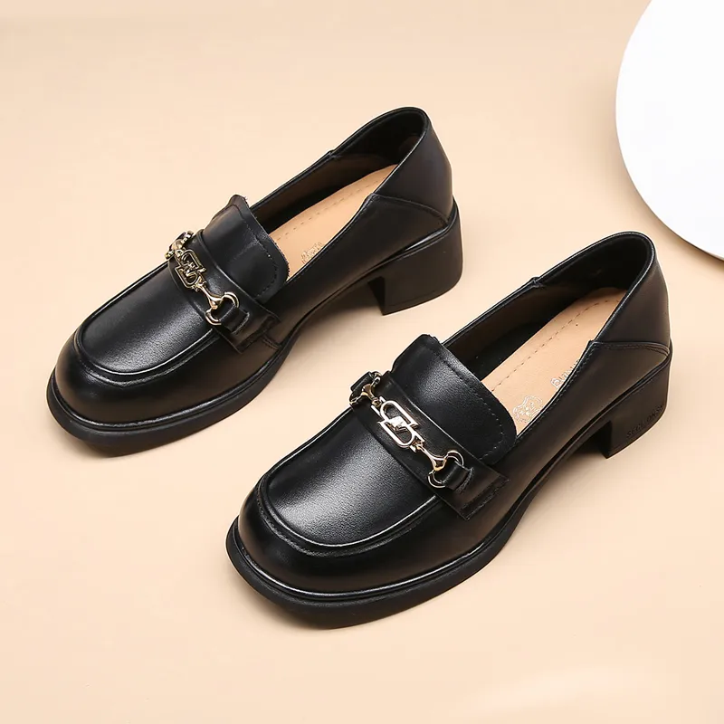 Spider King Loafers Women's Black-4