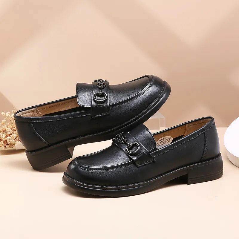 Spider King Loafers Women's Black-3