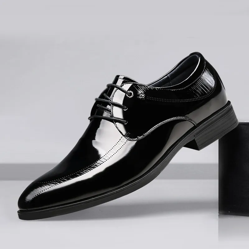 Spider King Dress Shoes Men's Black-4