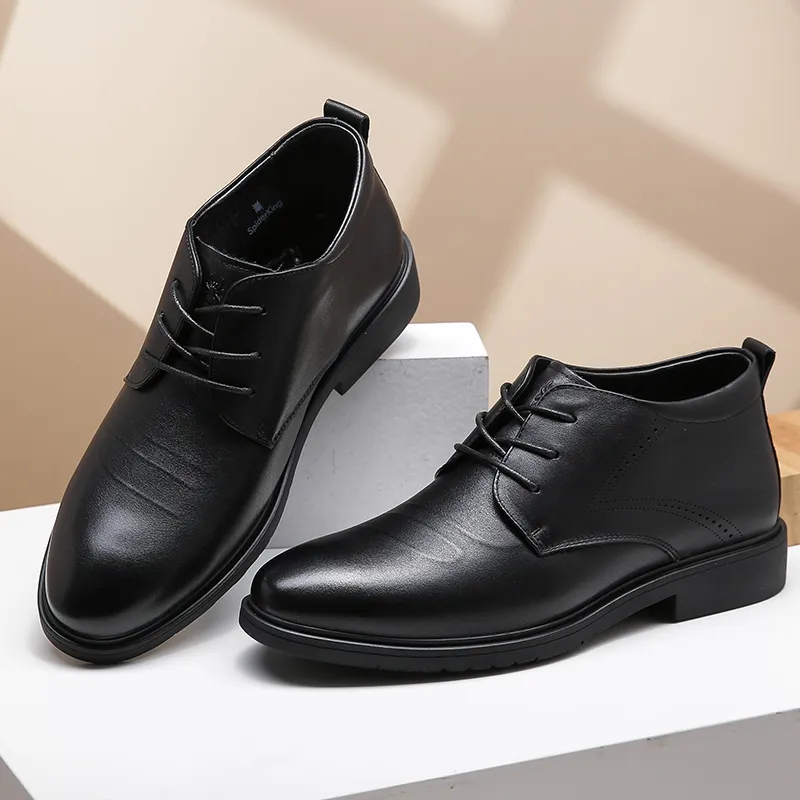Spider King Dress Shoes Men's Black-3