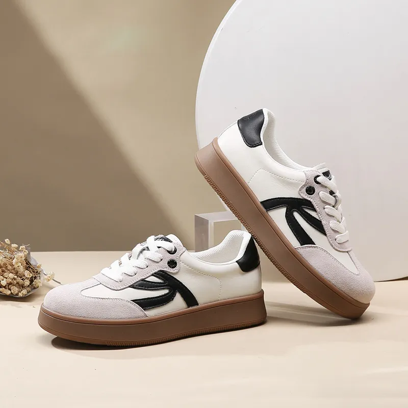 Spider King Slip-Resistant Low-Top Skateboard Shoes Women's-1