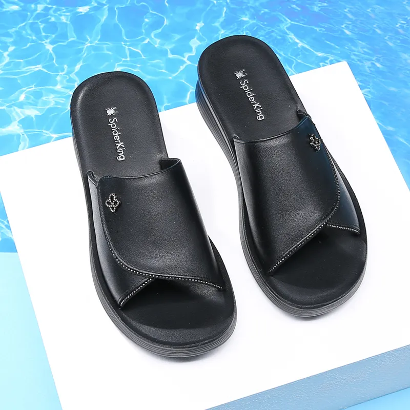 Spider King PU Polyurethane Slip Resistant Slide Slippers Women's-1